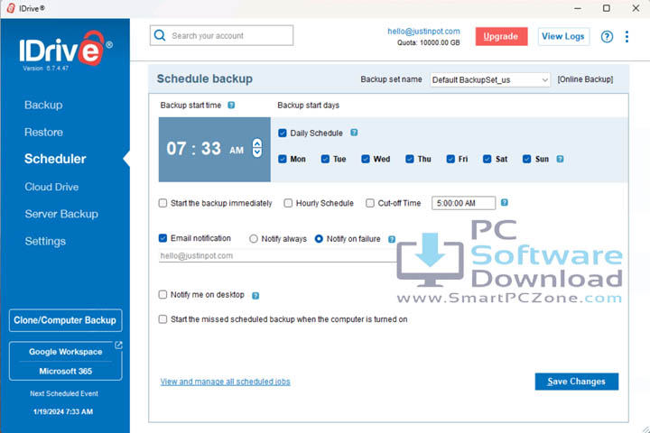 IDriveWinSetup v7.0.0.57 [Free Download]