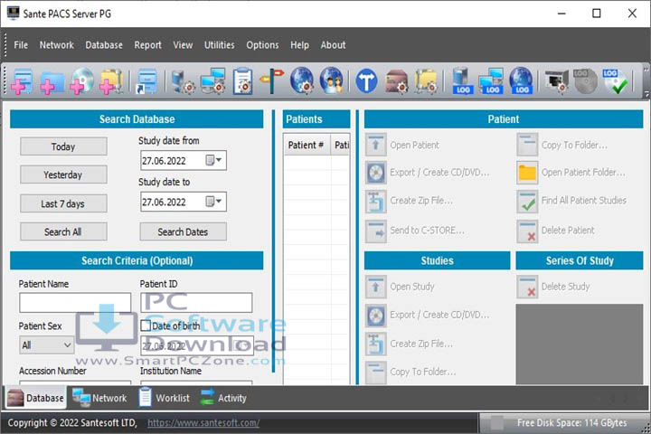 Sante PACS Server PG v4.4.5 [Latest Version]