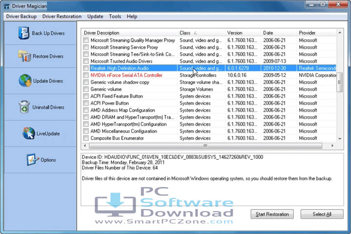 Driver Magician v6.5 [Free Download]