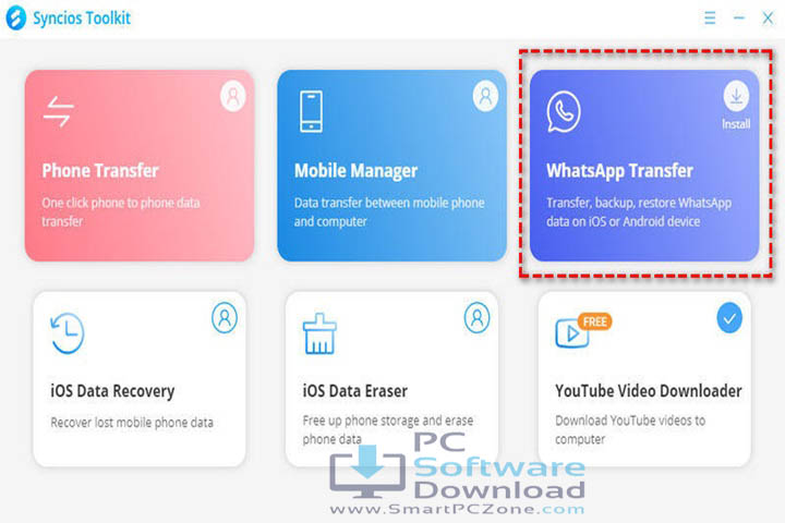 Syncios WhatsApp Transfer v2.5.1 [Latest Version]