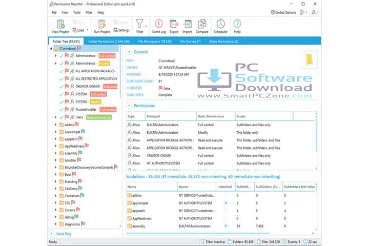 NTFS Permissions Reporter v5.2.668 [Free Download]