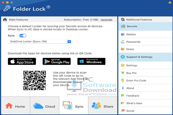 Folder Lock v10.1.9 [Free of Cost]