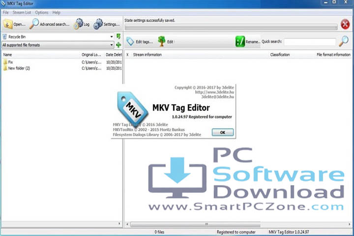 3delite MKV Tag Editor v1.0.190.282 [Free Download]