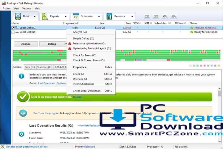 Auslogics Disk Defrag Ultimate v4.13.0.2 [Free Download]