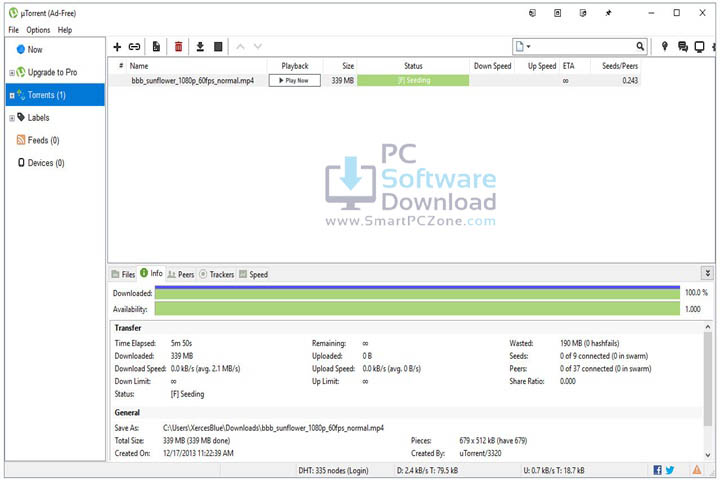 uTorrent Pro 3.6.0 Build 46896 (Stable RePack & Portable) [Free of Cost]