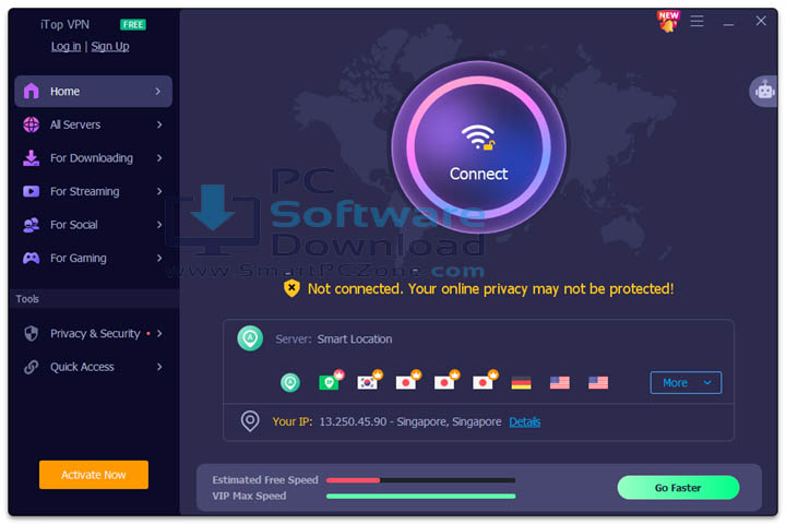 iTop VPN v8.37.0.8 [Free of Cost]