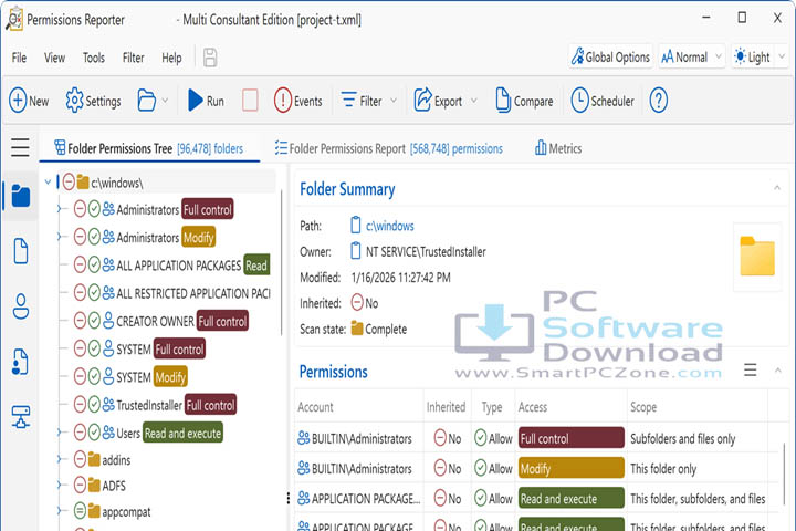 NTFS Permissions Reporter v5.2.668 [Latest Version]