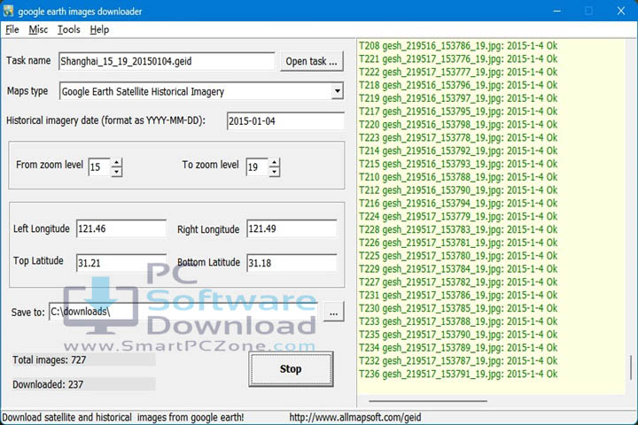 AllMapSoft Google Earth Images Downloader v6.48 [Latest Version]