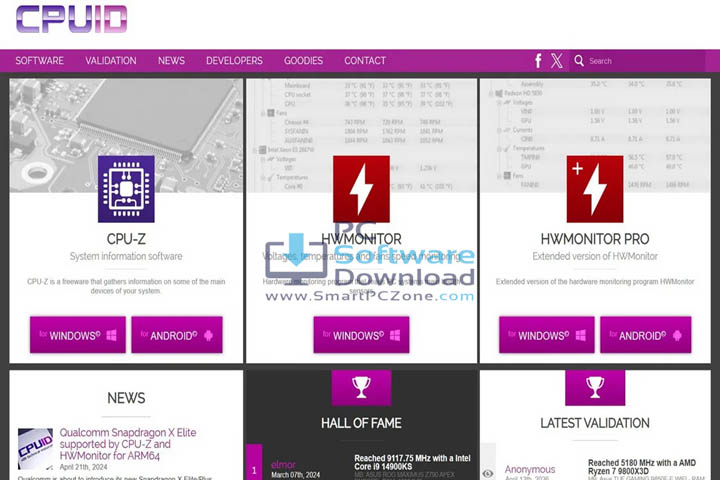 CPUID HWMonitor Pro v1.57 [Free of Cost]