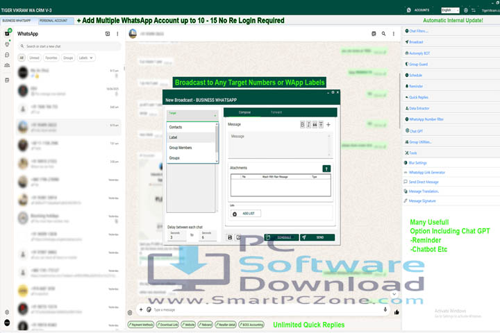 TIGER VIKRAM BUSINESS SENDER 28 Build v2026.03.27 [Latest Version]