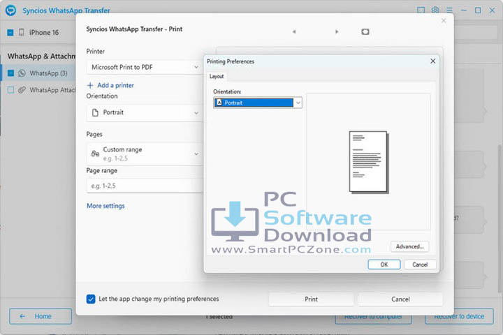 Syncios WhatsApp Transfer v2.5.1 [Free of Cost]